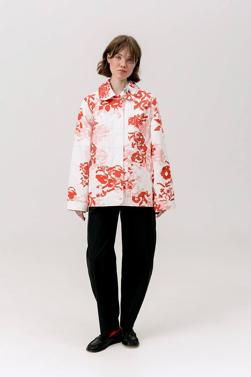 Жакет-кафтан красный