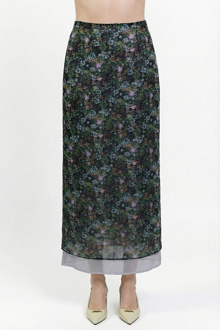Двойная юбка «Вальс цветов»